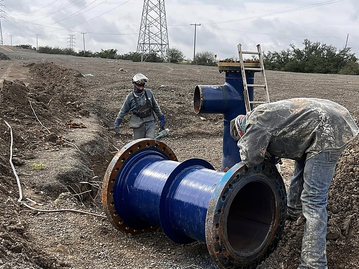 Obras de infraestructura en terreno