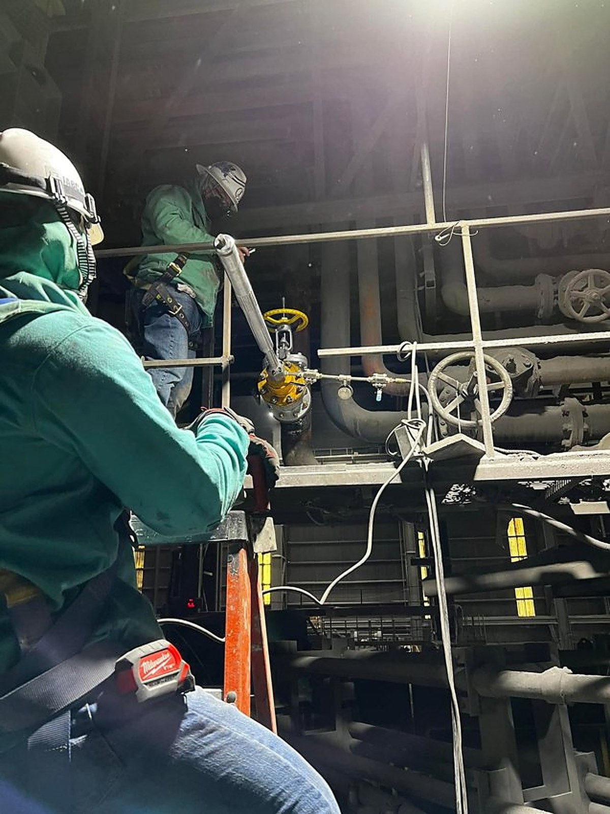 Trabajo especializado en tuberías industriales